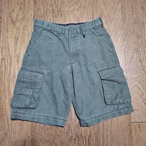 Boy Scouts of America Cargo Shorts Green Youth 10 Uniform 26x10